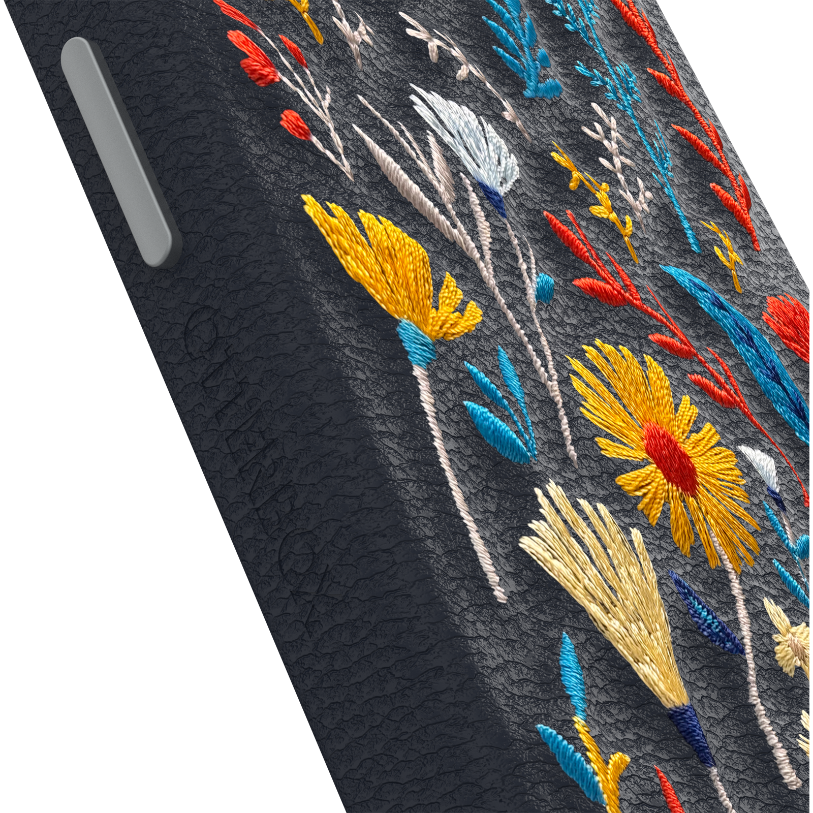 iPhone 15 Symmetry Series Cactus Leather Embroidery Case