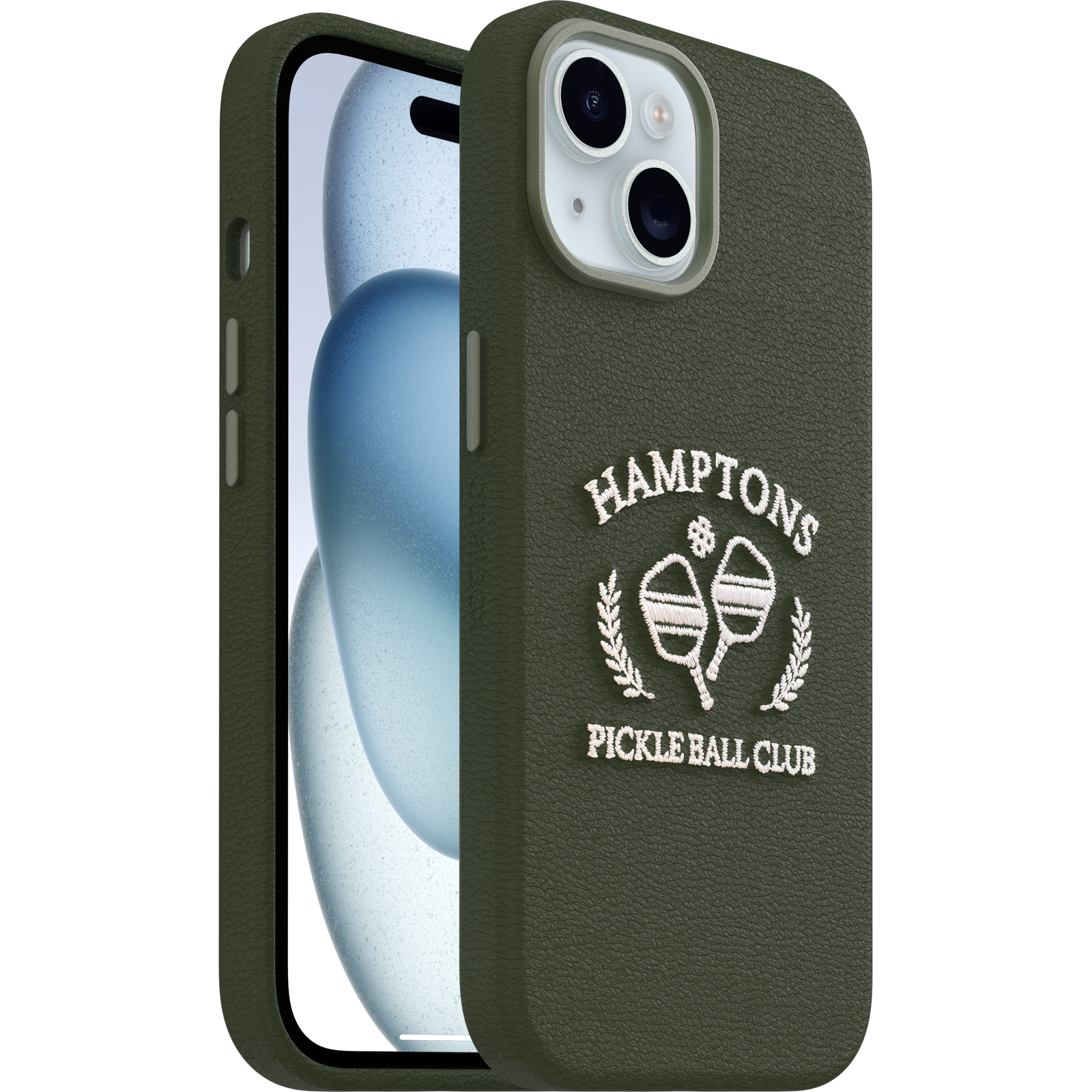 iPhone 15 Symmetry Series Cactus Leather Embroidery Case