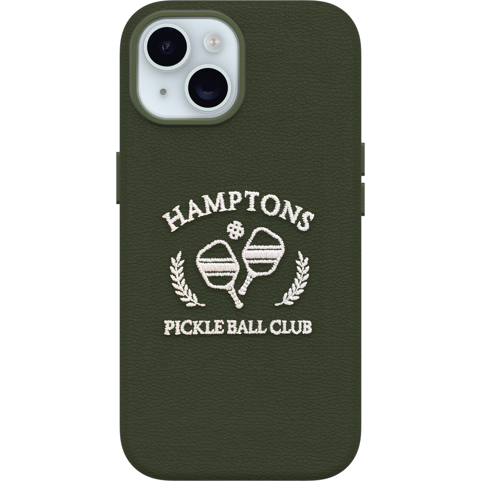 iPhone 15 Symmetry Series Cactus Leather Embroidery Case
