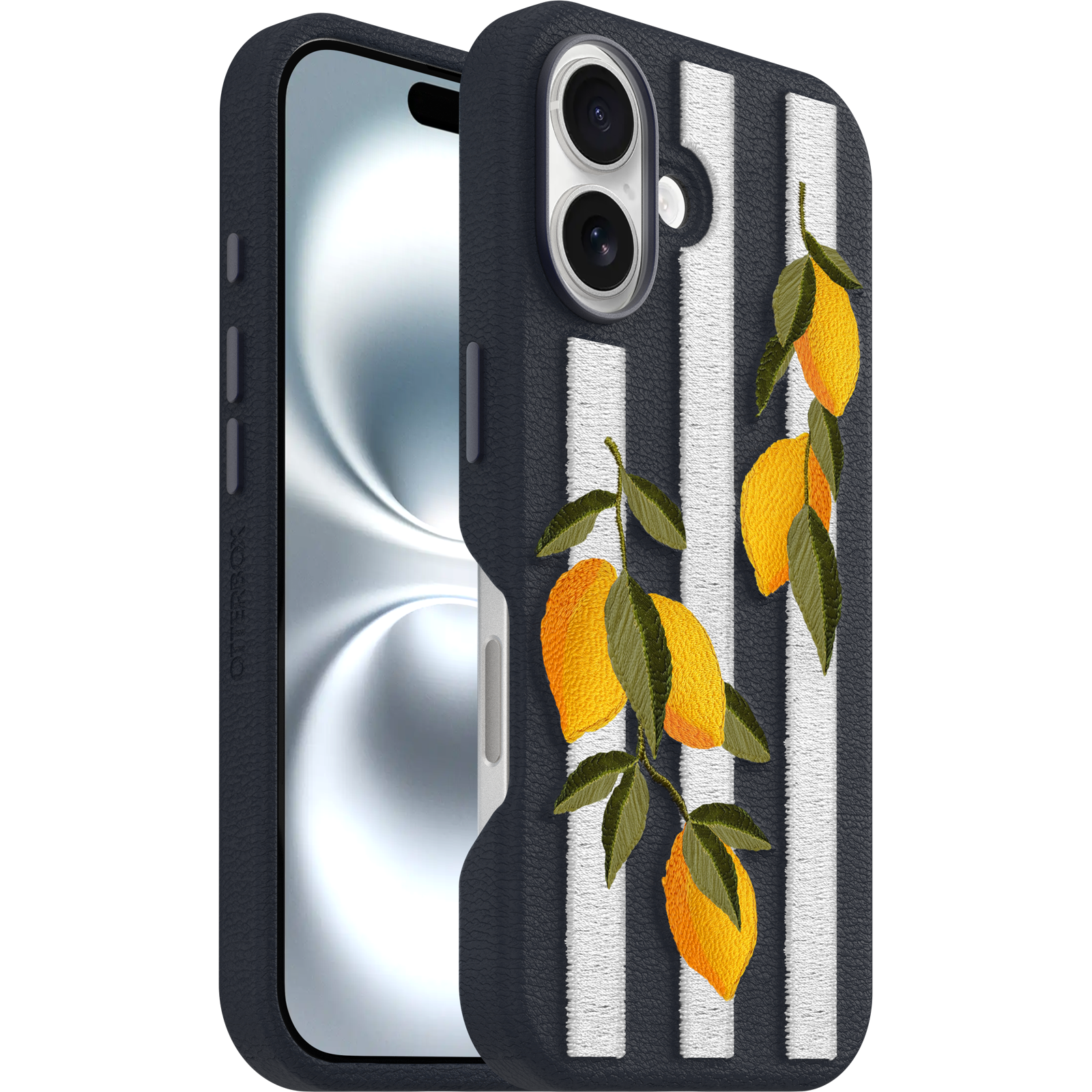 iPhone 16 Symmetry Series Cactus Leather Embroidery Case