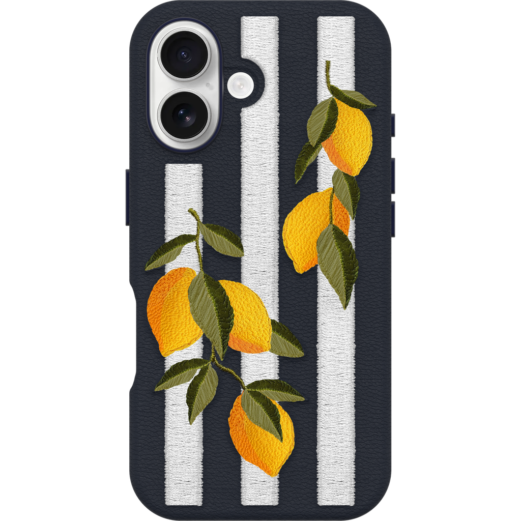 iPhone 16 Symmetry Series Cactus Leather Embroidery Case