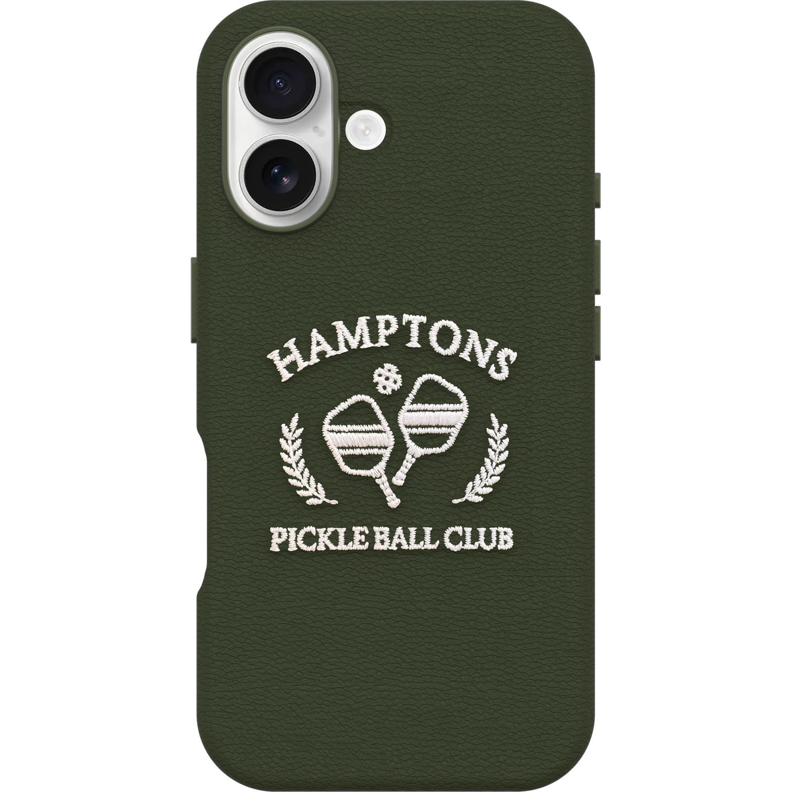 iPhone 16 Symmetry Series Cactus Leather Embroidery Case