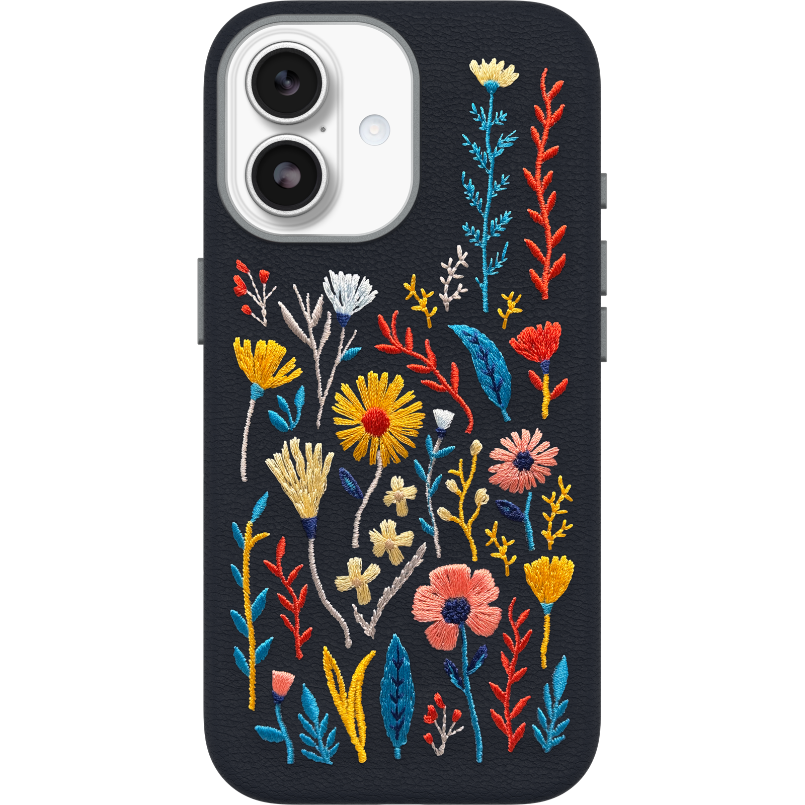 iPhone 17 Symmetry Series Cactus Leather Embroidery Case