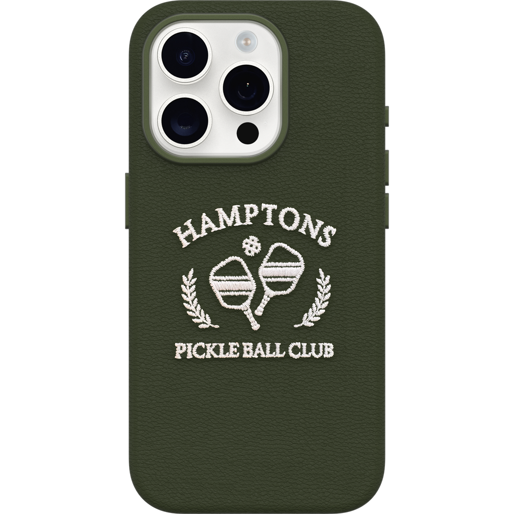 iPhone 15 Pro Symmetry Series Cactus Leather Embroidery Case
