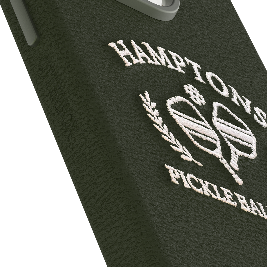 iPhone 15 Pro Symmetry Series Cactus Leather Embroidery Case