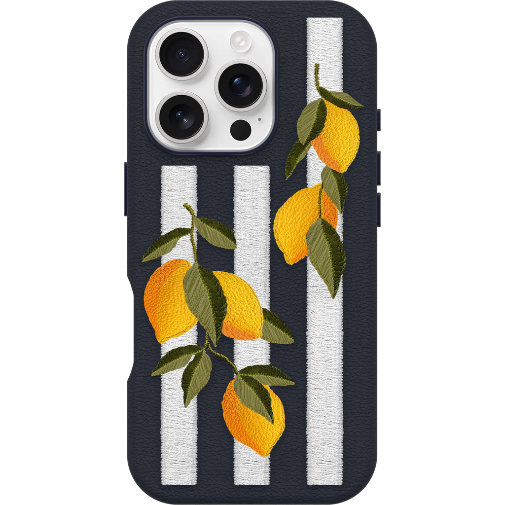 iPhone 16 Pro Symmetry Series Cactus Leather Embroidery Case