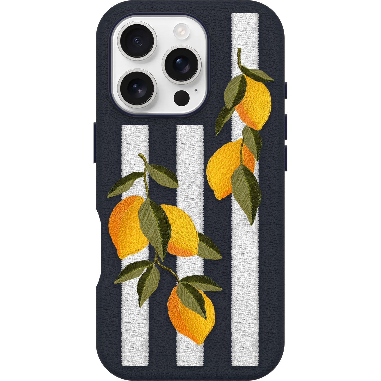 iPhone 16 Pro Symmetry Series Cactus Leather Embroidery Case