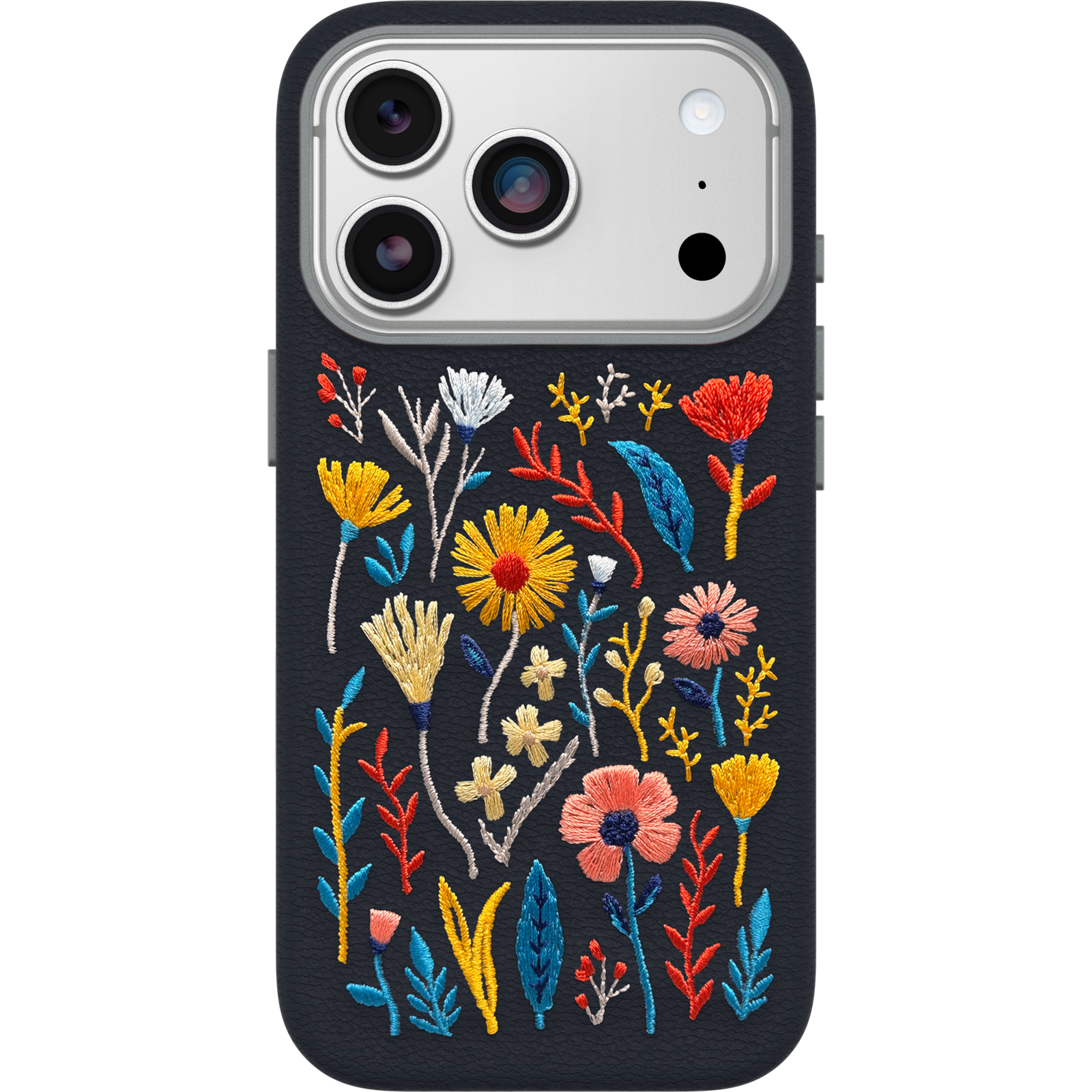 iPhone 17 Pro Symmetry Series Cactus Leather Embroidery Case