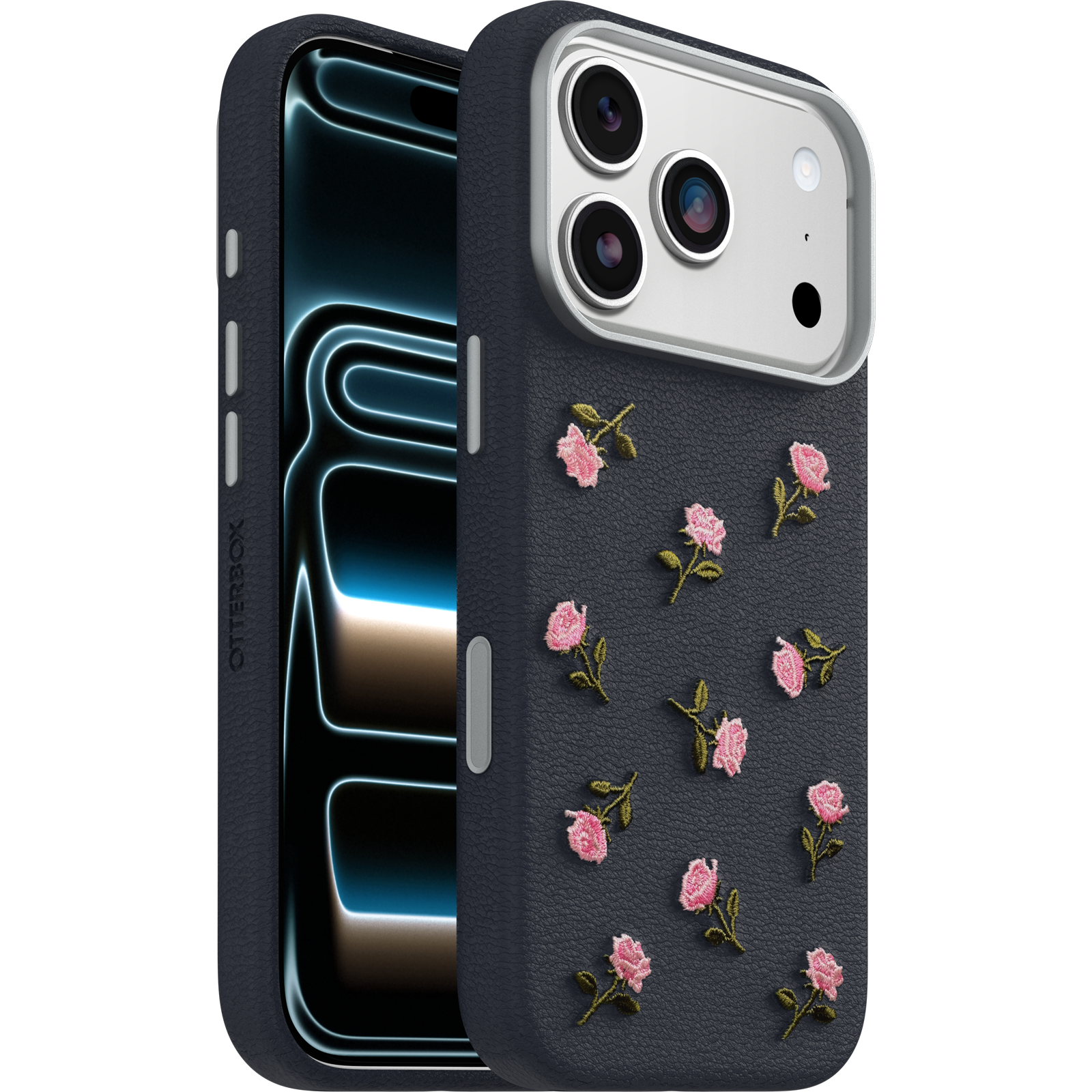 iPhone 17 Pro Symmetry Series Cactus Leather Embroidery Case