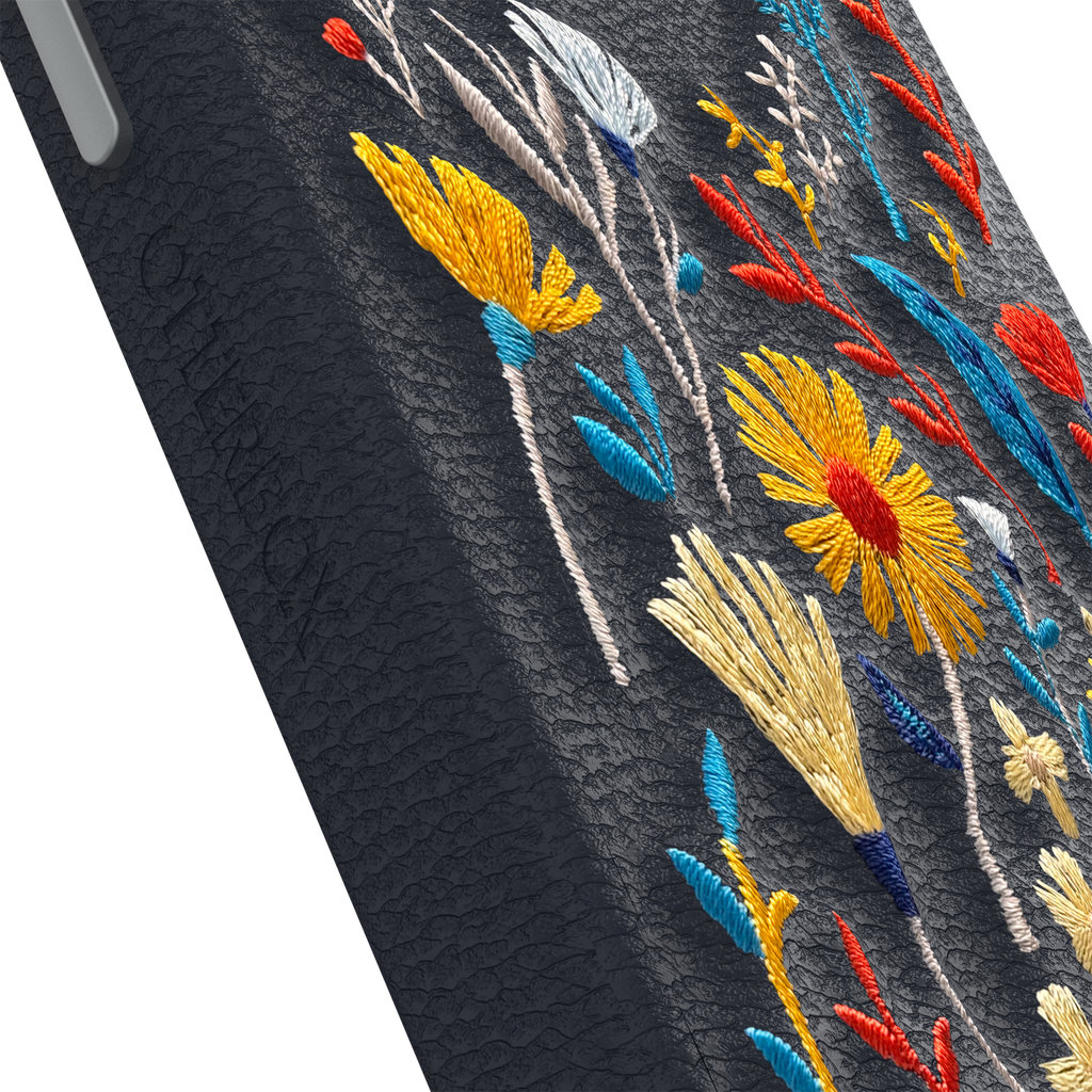 iPhone 15 Pro Max Symmetry Series Cactus Leather Embroidery Case