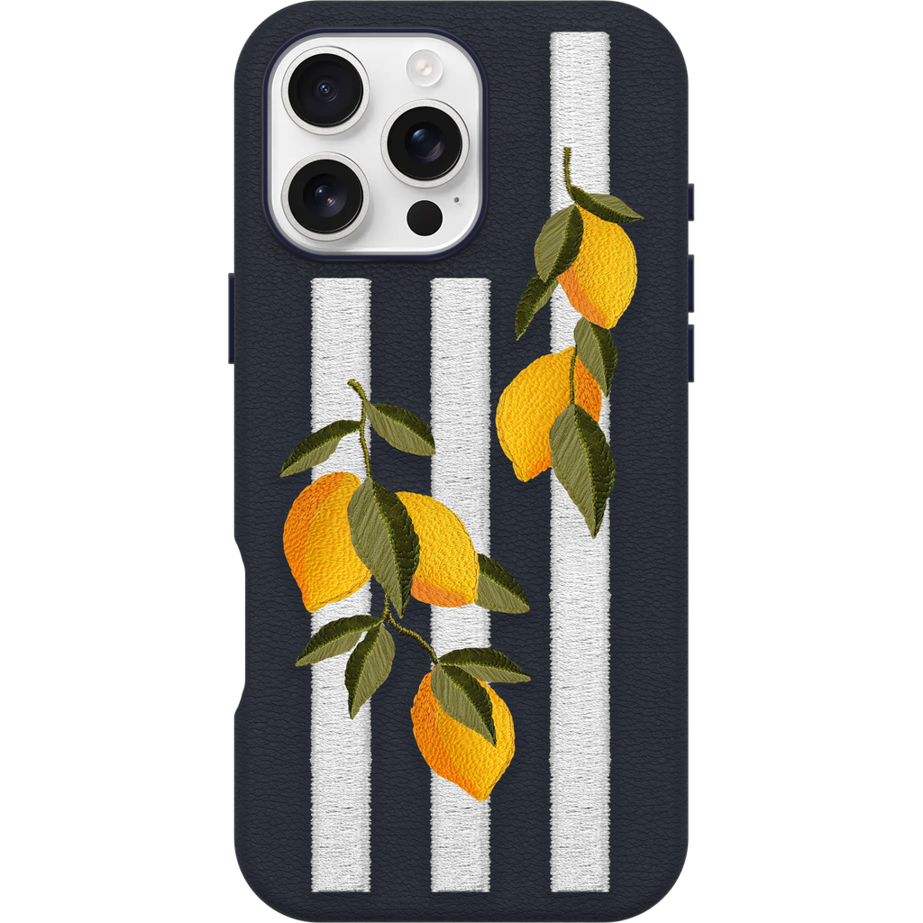 iPhone 16 Pro Max Symmetry Series Cactus Leather Embroidery Case