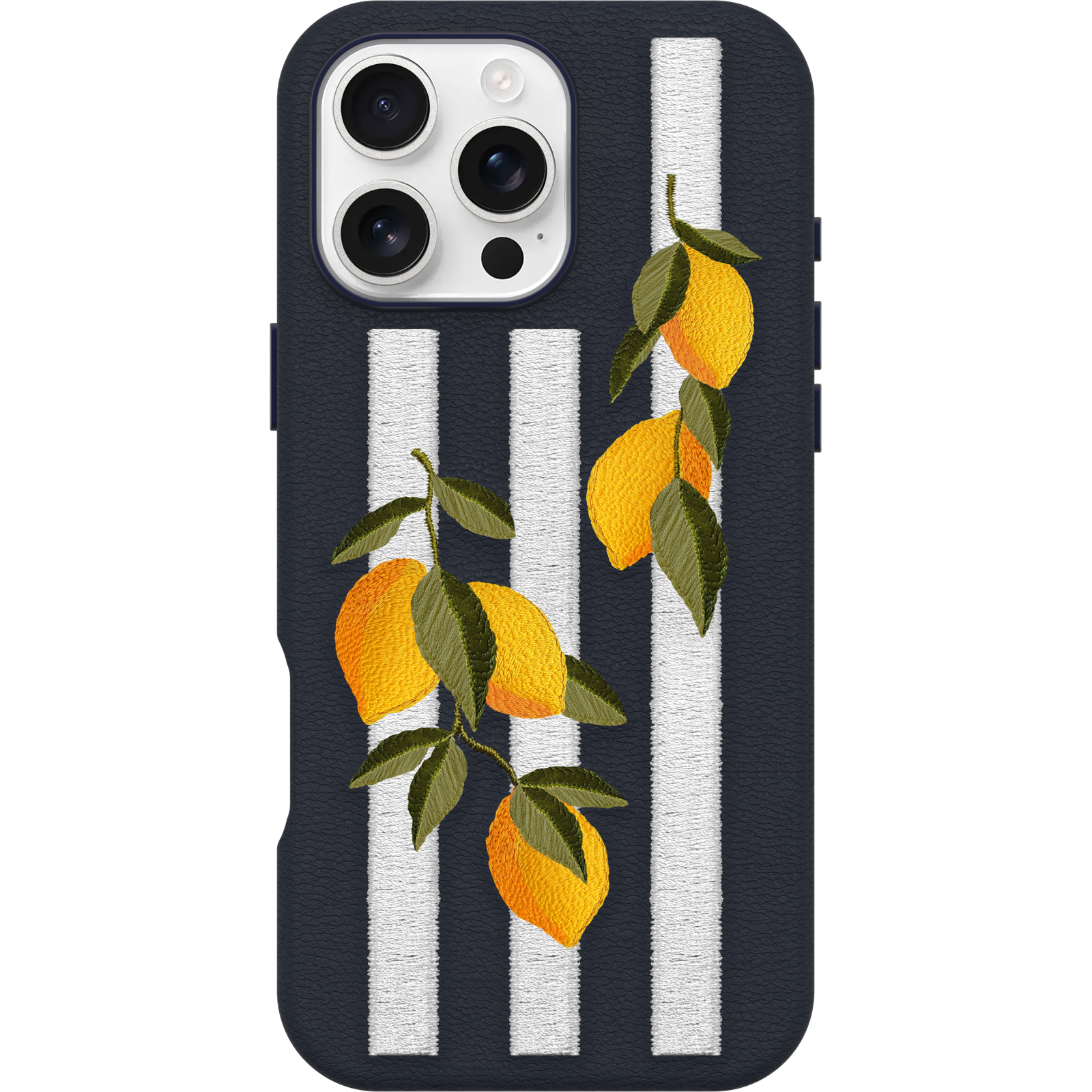 iPhone 16 Pro Max Symmetry Series Cactus Leather Embroidery Case