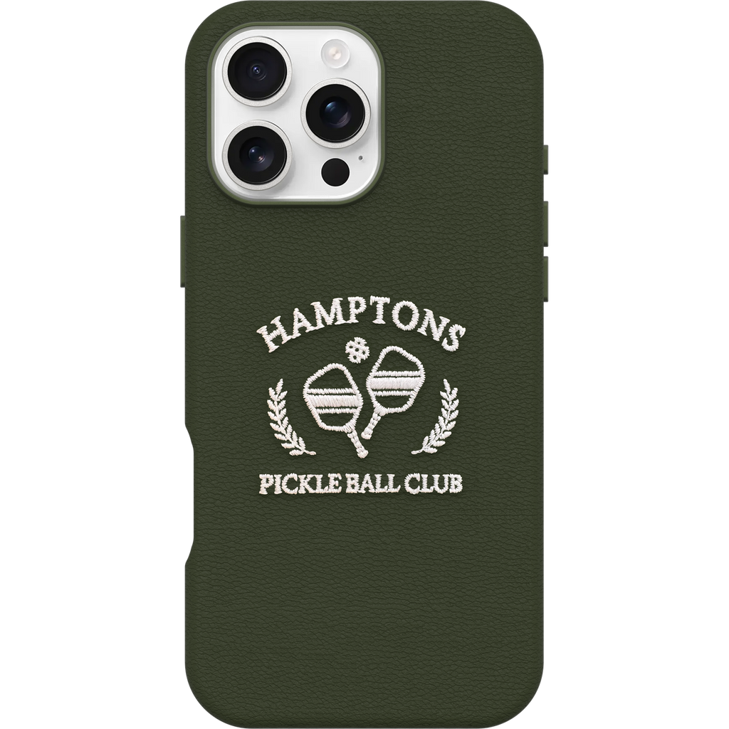 iPhone 16 Pro Max Symmetry Series Cactus Leather Embroidery Case