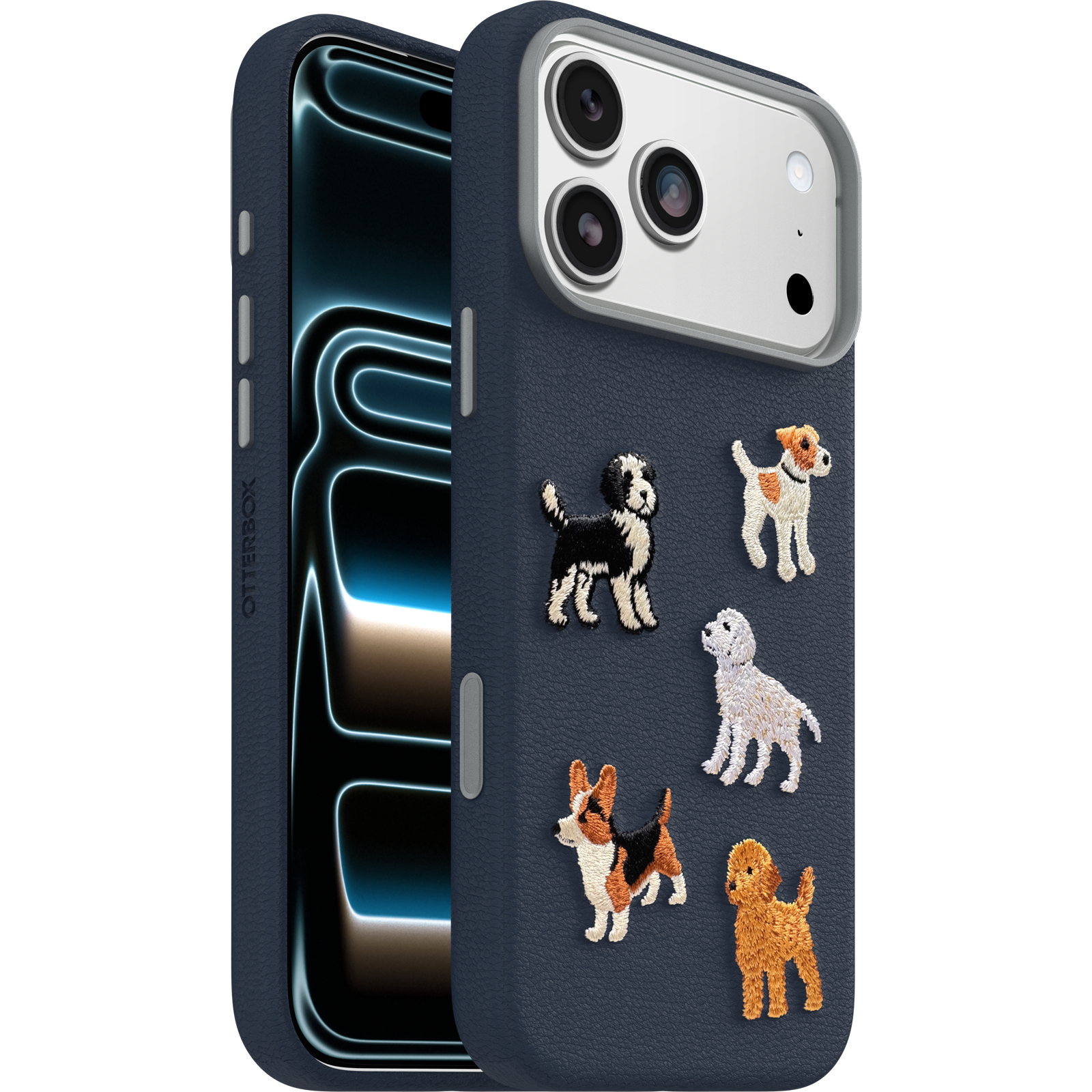 iPhone 17 Pro Max Symmetry Series Cactus Leather Embroidery Case