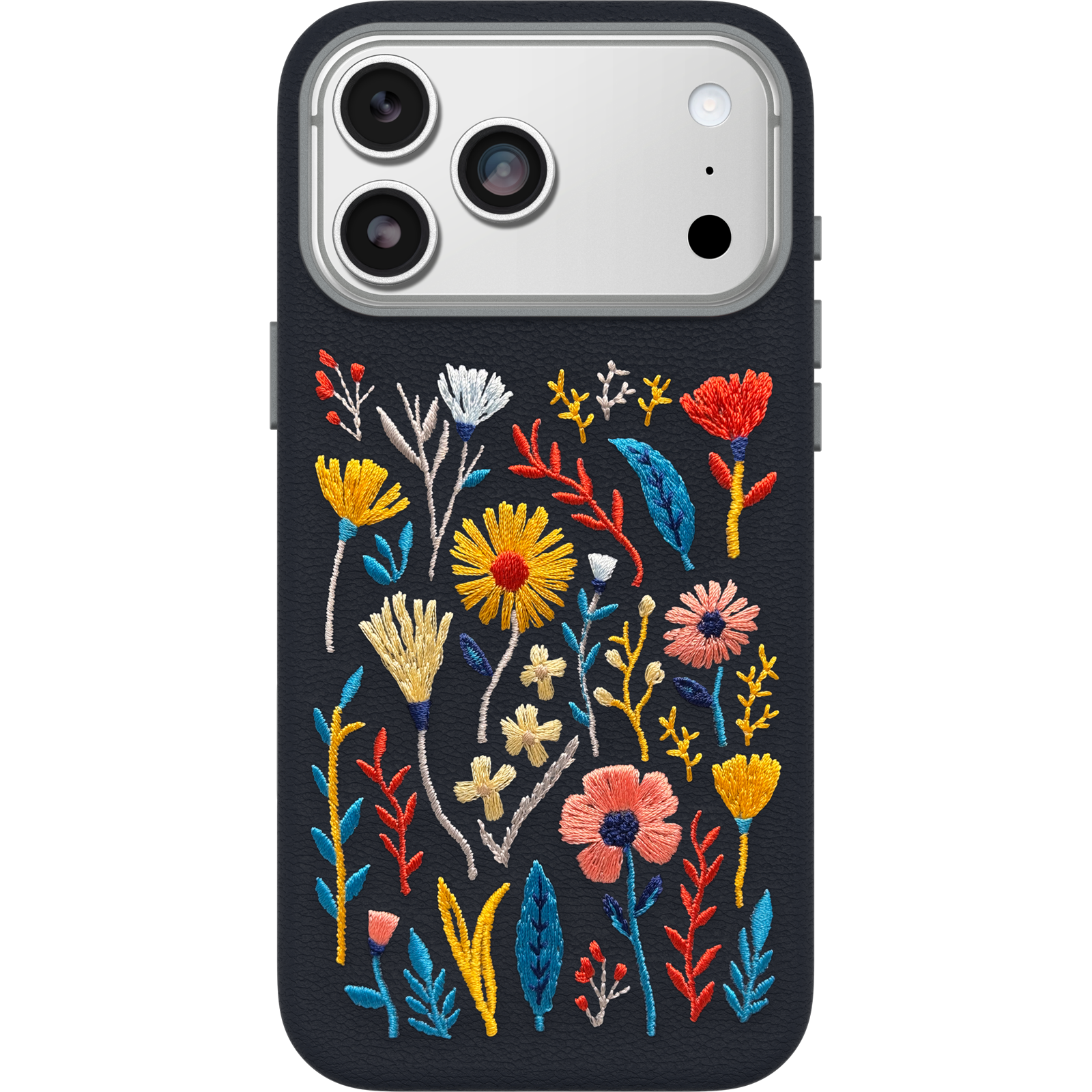 iPhone 17 Pro Max Symmetry Series Cactus Leather Embroidery Case