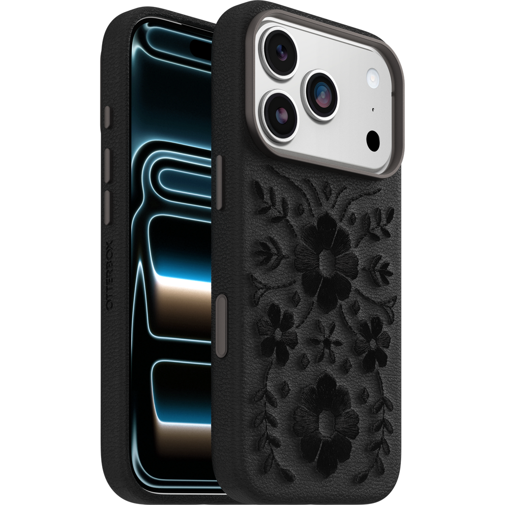 iPhone 17 Pro Symmetry Series Cactus Leather Embroidery Case
