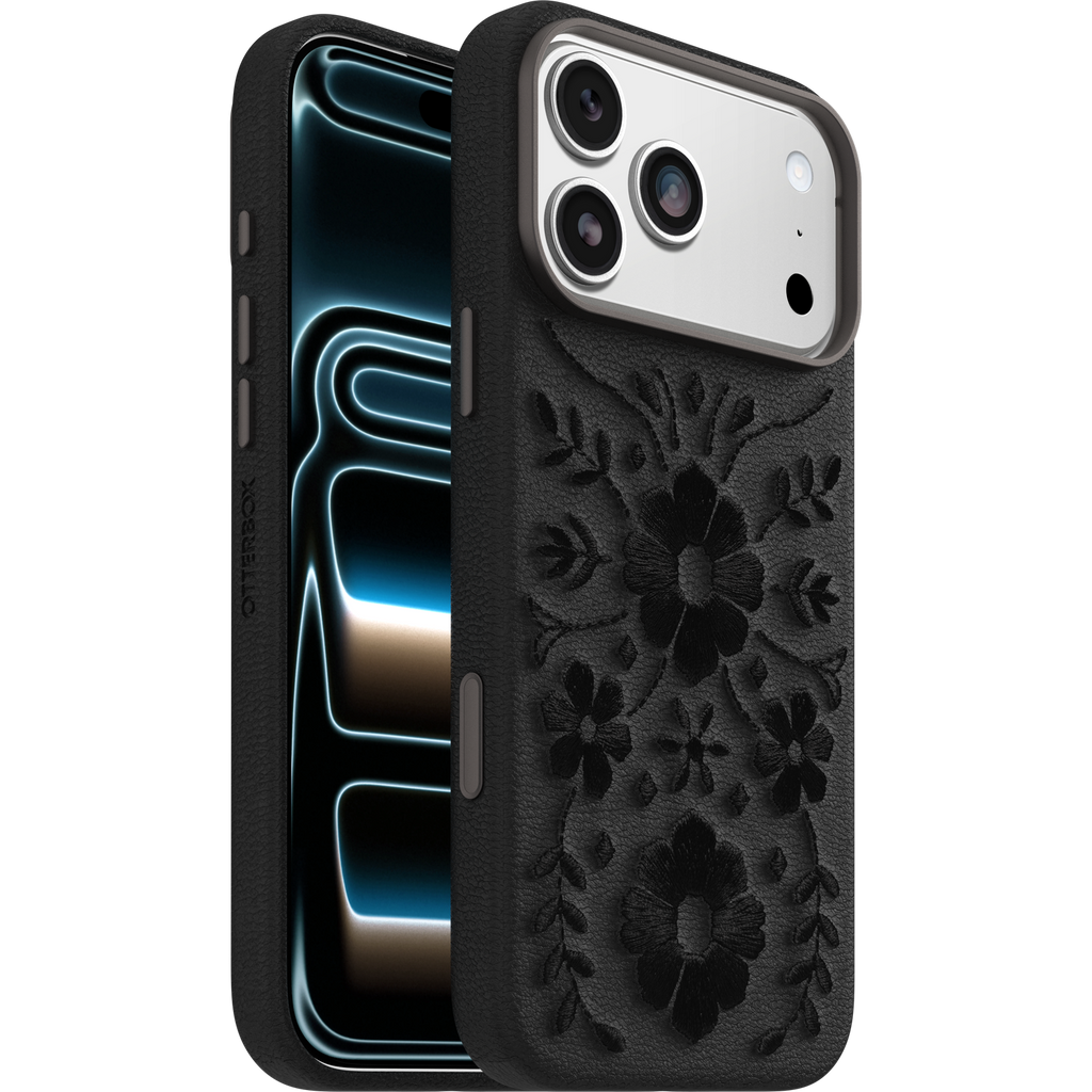 iPhone 17 Pro Max Symmetry Series Cactus Leather Embroidery Case