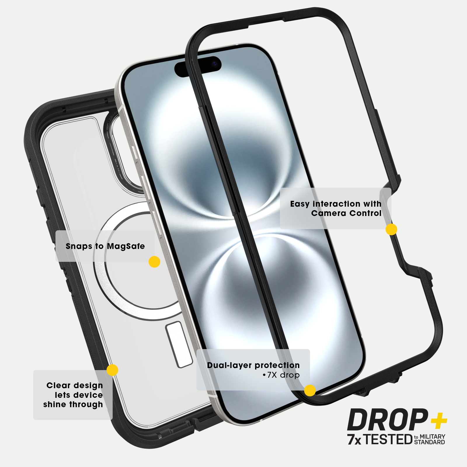 iPhone 16 Plus Defender Series Pro XT Case with MagSafe