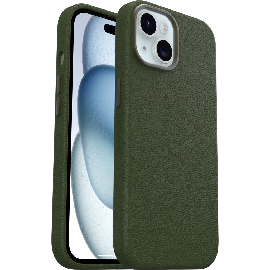 iPhone15, iPhone 14 and iPhone 13 Symmetry Series Cactus Leather Case