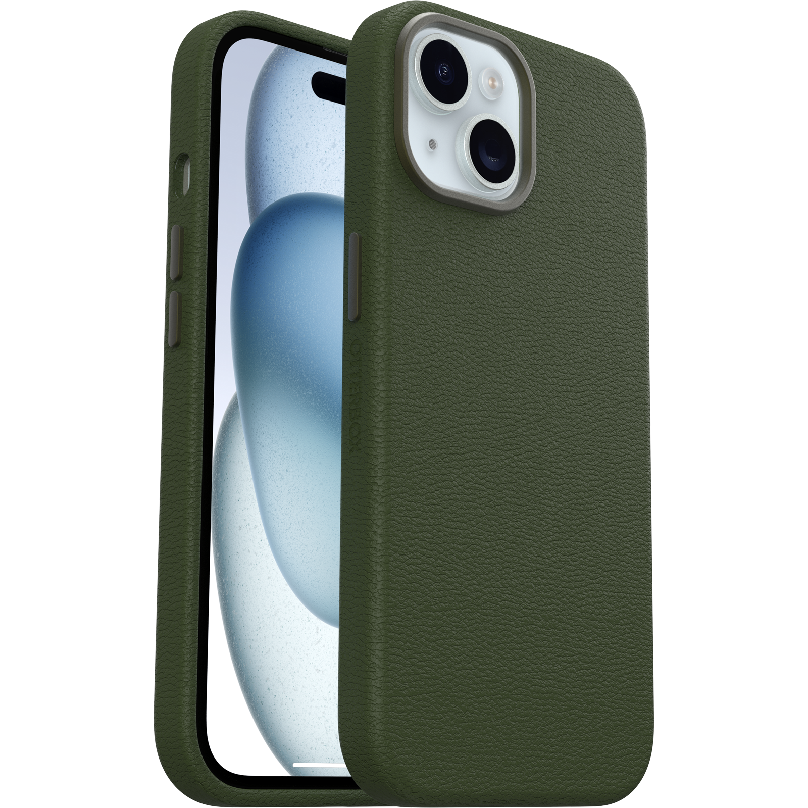 iPhone15, iPhone 14 and iPhone 13 Symmetry Series Cactus Leather Case