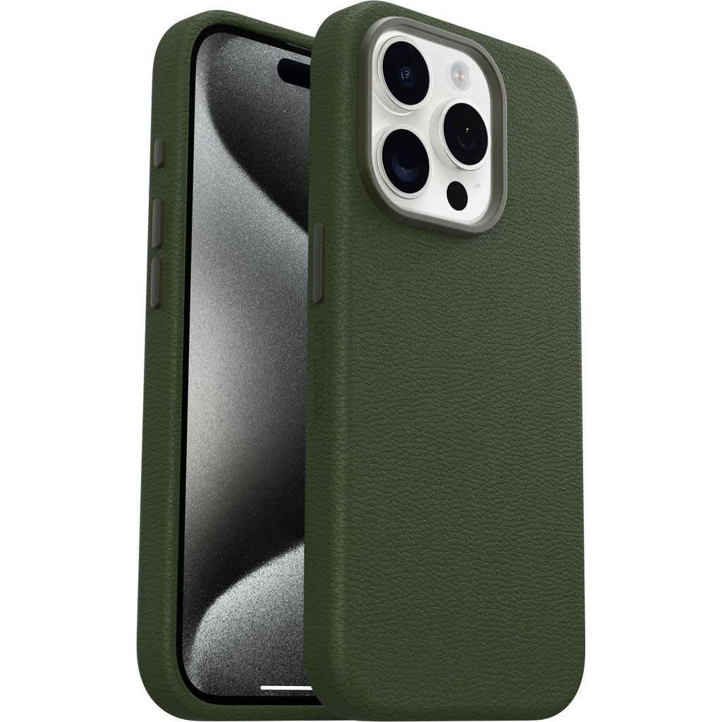 iPhone 15 Pro Symmetry Series Cactus Leather Case