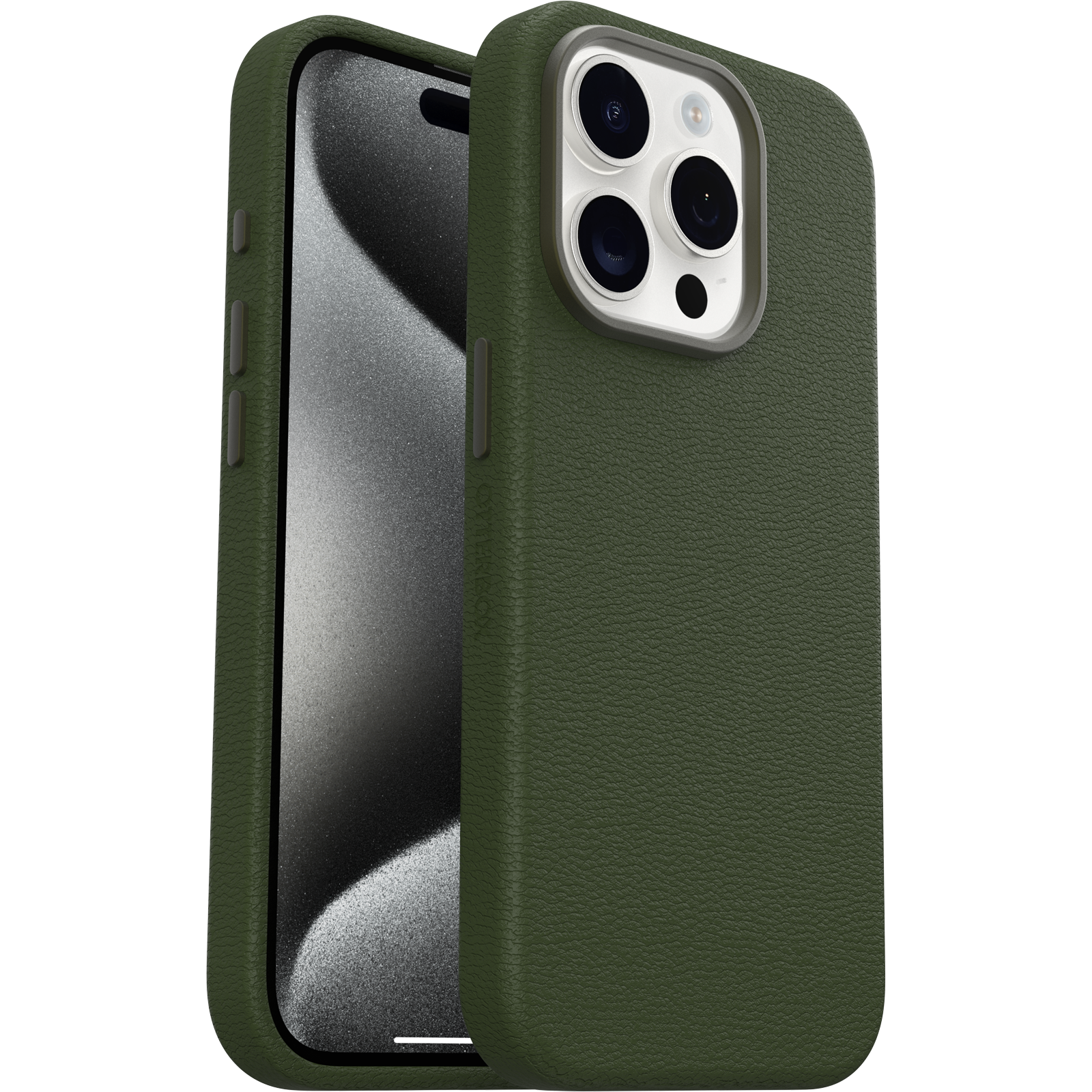 iPhone 15 Pro Symmetry Series Cactus Leather Case