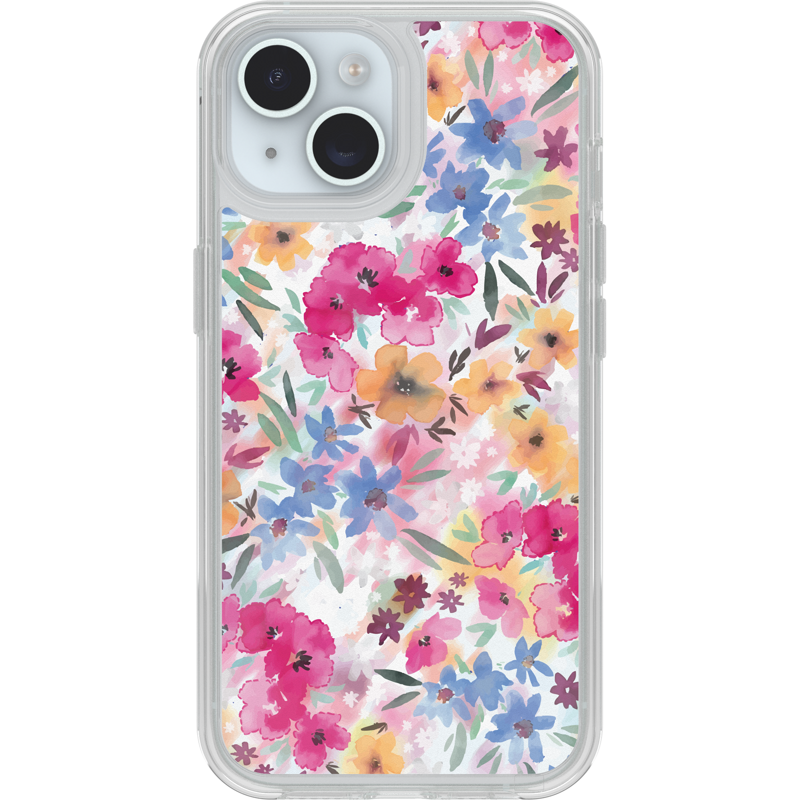 iPhone 17e, iPhone 16e, iPhone 15 and iPhone 14 Symmetry Series Clear for MagSafe Confetti of Blossoms Case