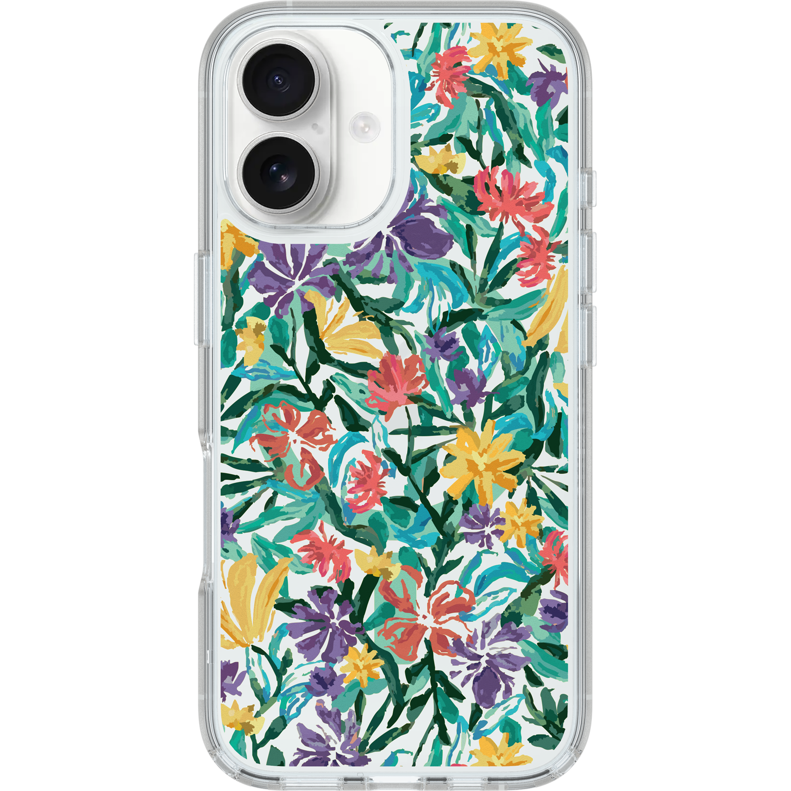 iPhone 16 Symmetry Series Clear for MagSafe Confetti of Blossoms Case