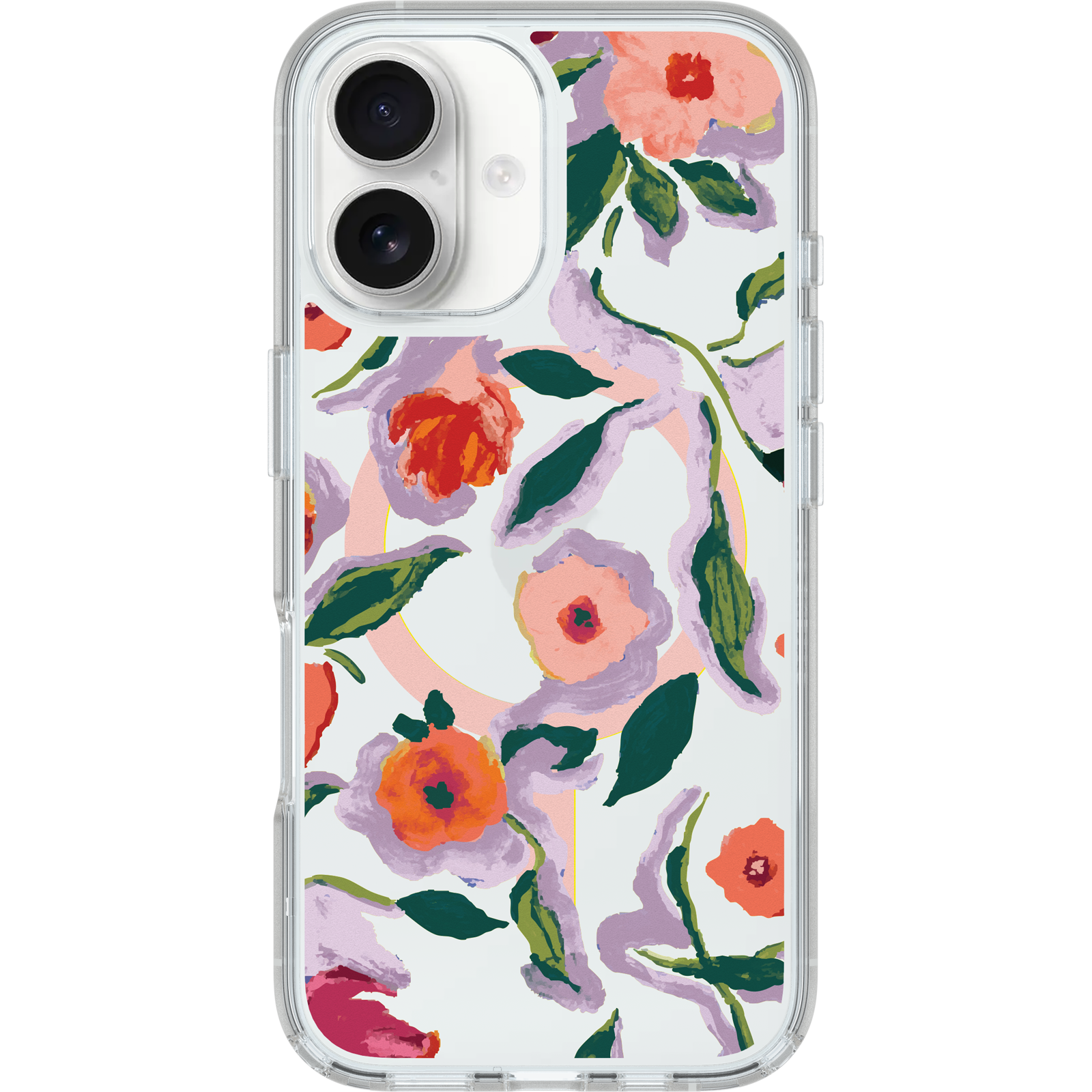 iPhone 16 Symmetry Series Clear for MagSafe Confetti of Blossoms Case