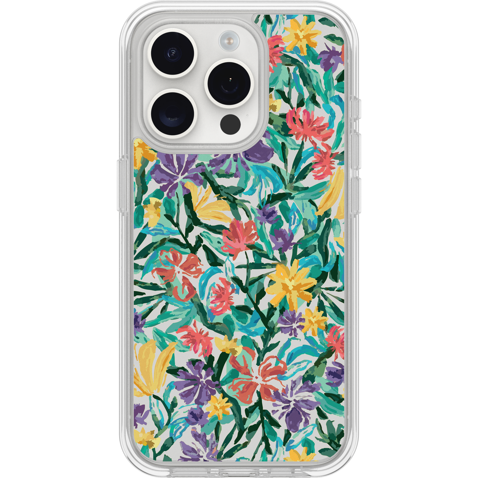 iPhone 15 Pro Symmetry Series Clear for MagSafe Confetti of Blossoms Case