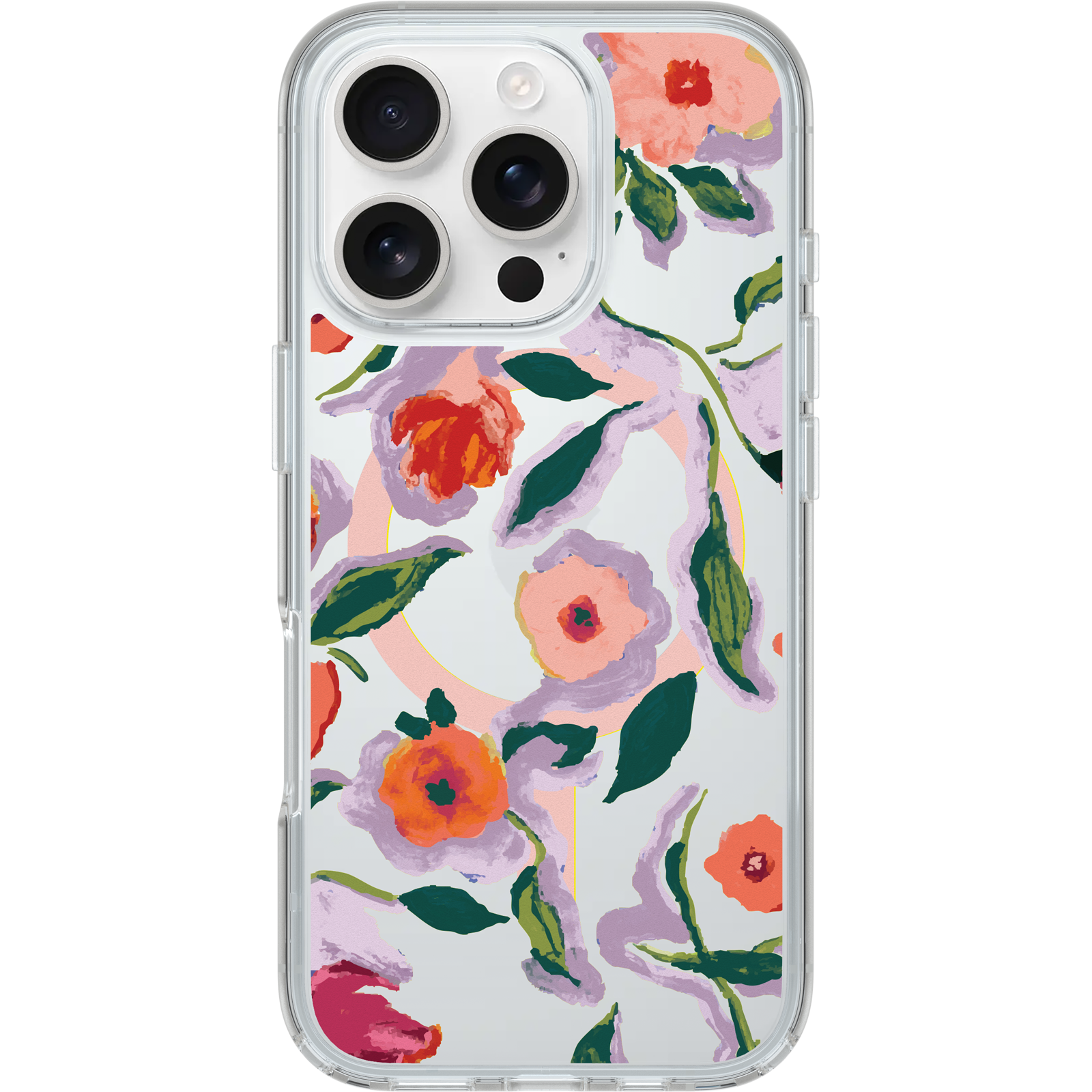 iPhone 16 Pro Symmetry Series Clear for MagSafe Confetti of Blossoms Case