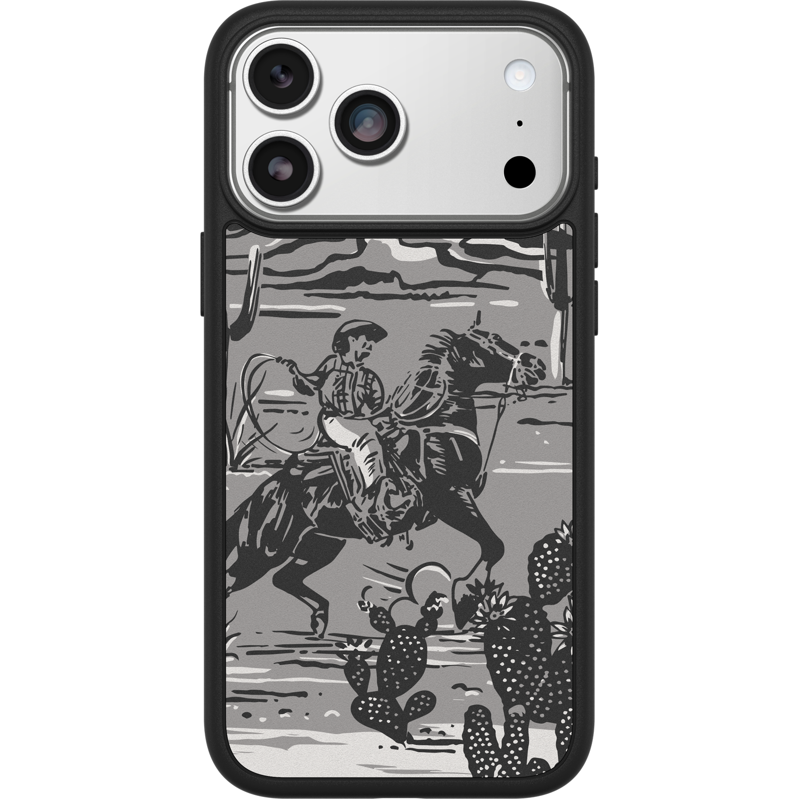 iPhone 17 Pro Max Symmetry Series Case Western Noir Collection