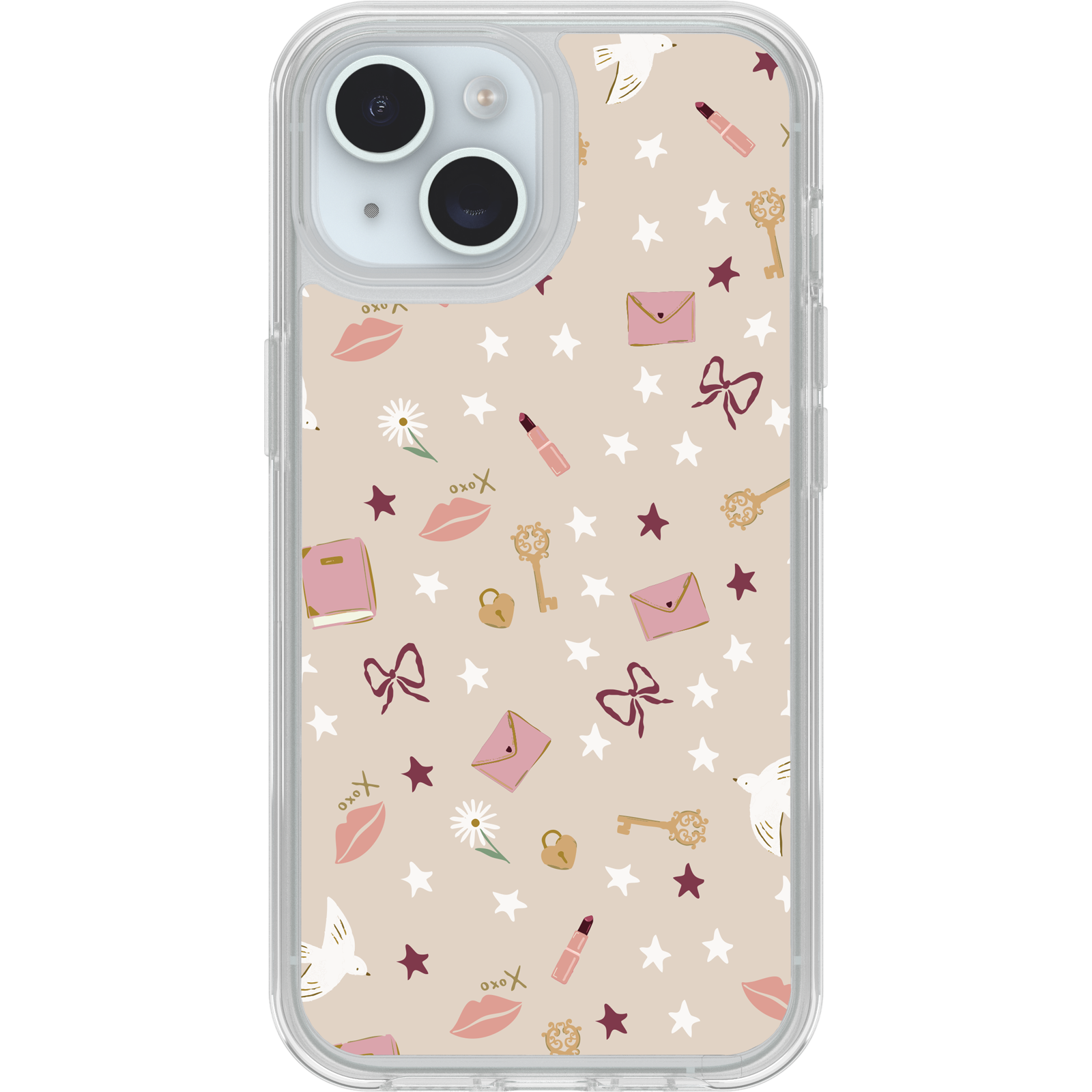 iPhone 17e, iPhone 16e, iPhone 15 and iPhone 14 Symmetry Series Case Unbreakable Love Collection
